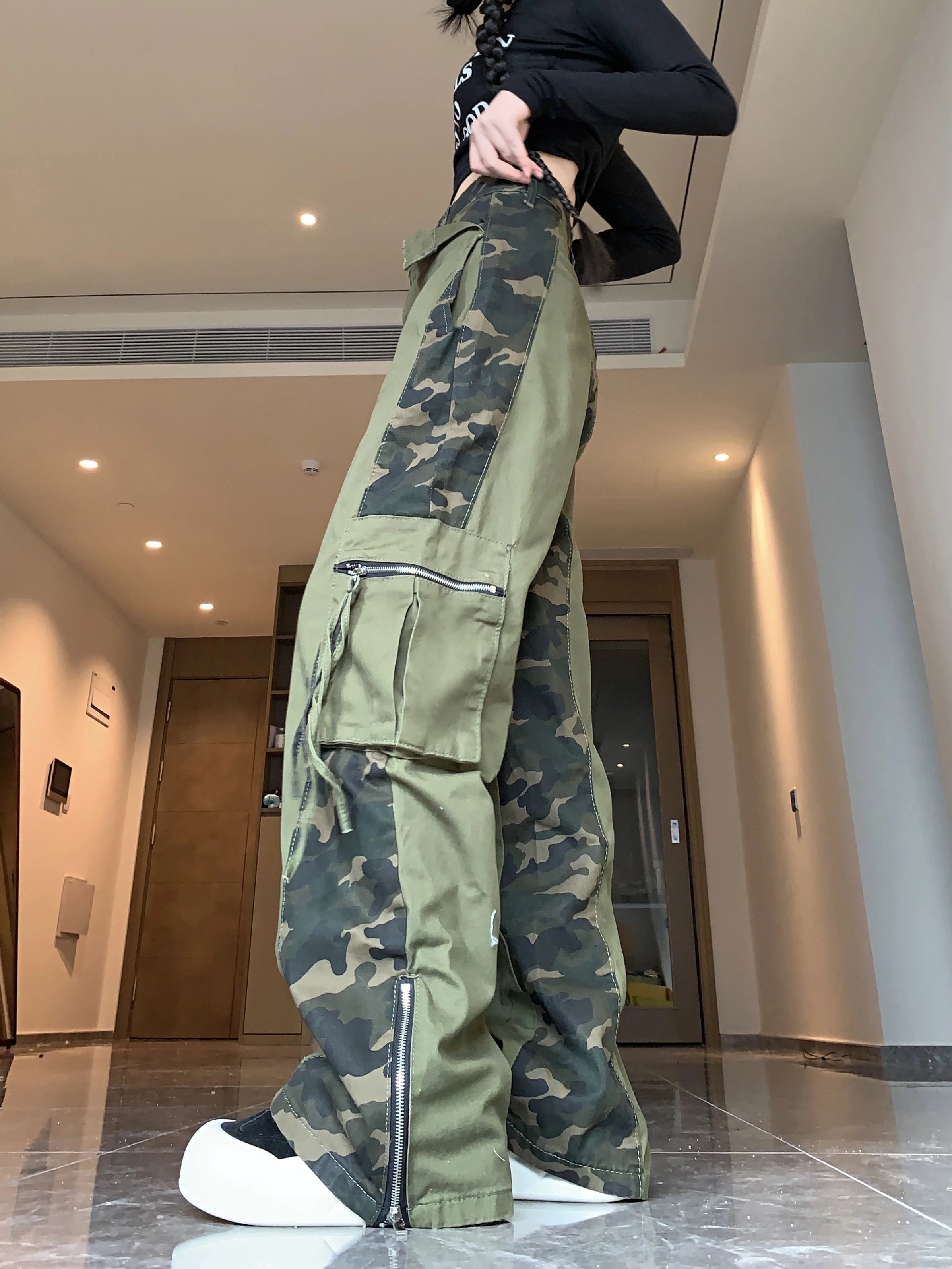 Camouflage Two-Piece Pants